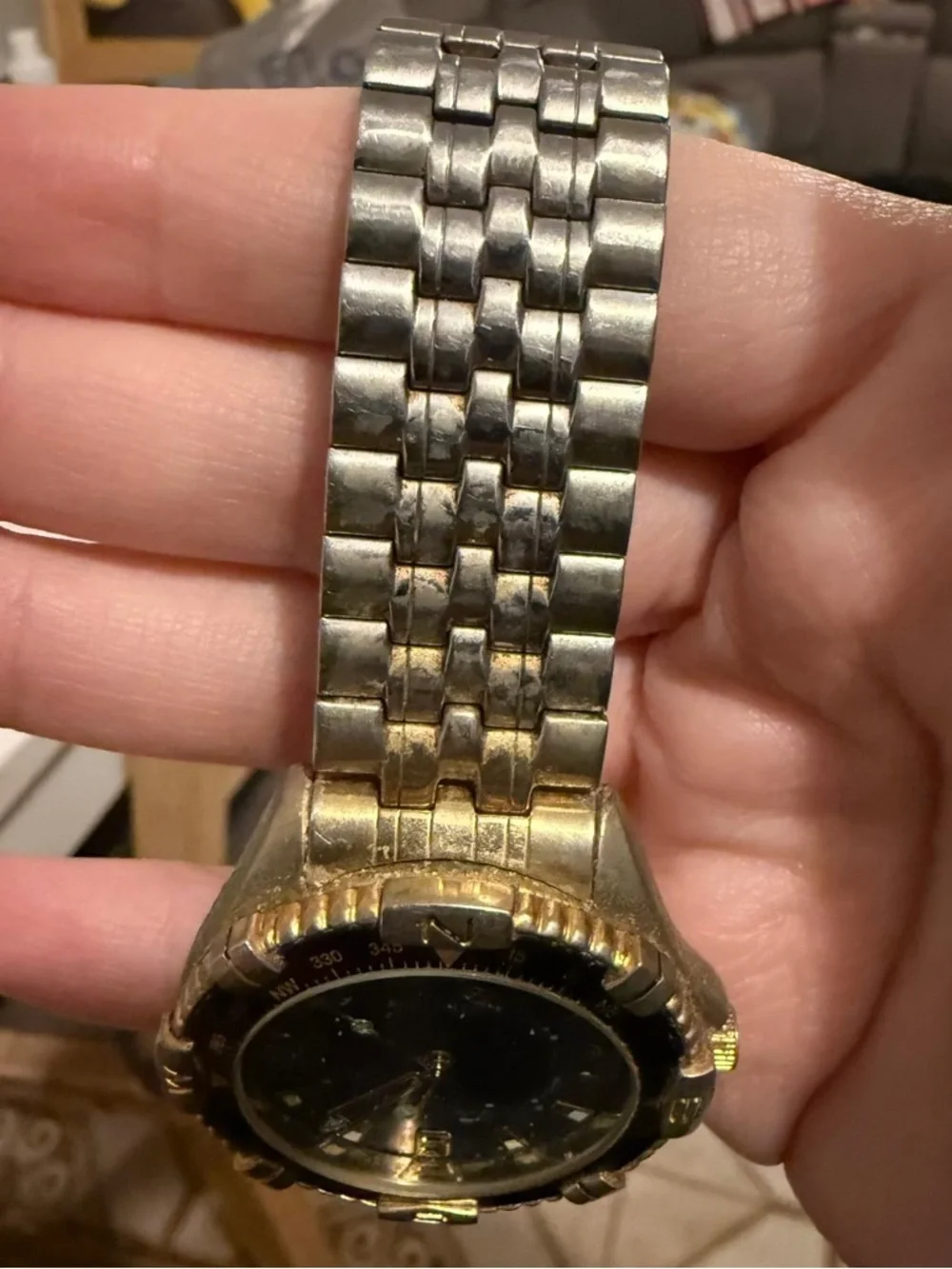 Benrus Vintage Watch W1742  Japan Stainless Steel Base Stretch China Wristband